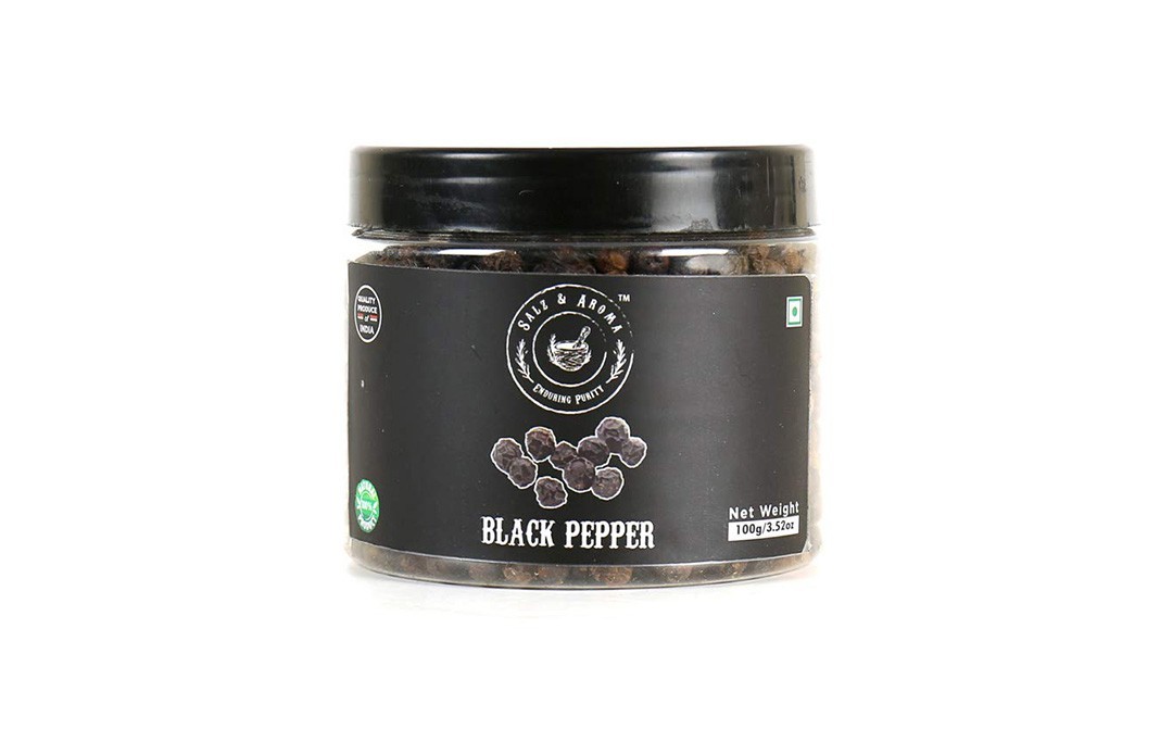 Salz & Aroma Black Pepper    Plastic Jar  100 grams